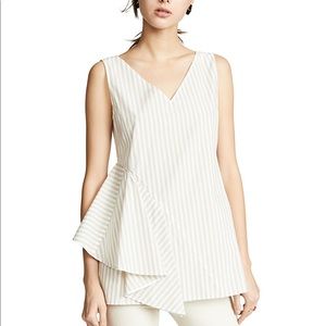 Adeam: Deconstructed Peplum Top - New With Tags